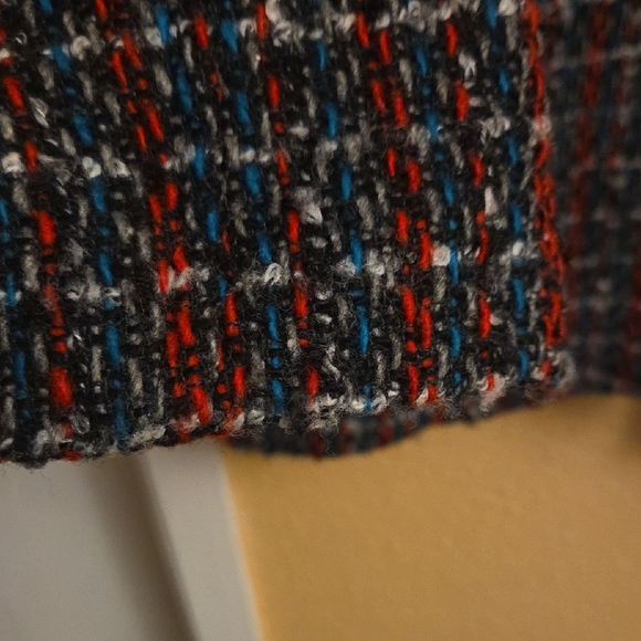 Adolfo Women's Black and Red Checkered Blazer - Picture 10 of 10